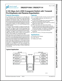 Click here to download DS25CP104A Datasheet