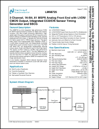 Click here to download LM98725 Datasheet