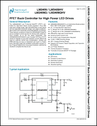 Click here to download LM3409MY Datasheet