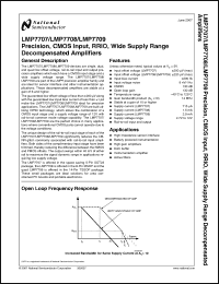 Click here to download LMP7709MTX Datasheet