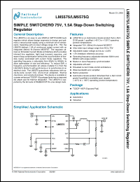 Click here to download LM5575QMHX Datasheet