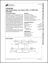 Click here to download ADC081500_06 Datasheet