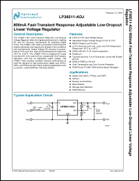 Click here to download LP38511TJ-ADJ Datasheet