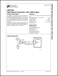Click here to download LMH7220 Datasheet