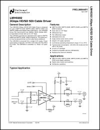 Click here to download LMH0302SQ Datasheet