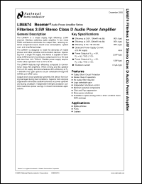 Click here to download LM4674 Datasheet