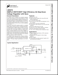 Click here to download LM2670SDX-12 Datasheet