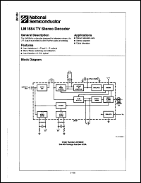 Click here to download LM1884 Datasheet