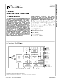 Click here to download LMX9820ASMX Datasheet