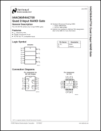 Click here to download 5962-87699 Datasheet