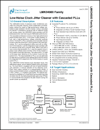 Click here to download LMK04010BISQ Datasheet