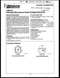 Click here to download LM9140BYZ2.5 Datasheet