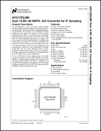 Click here to download ADC12DL080EVAL Datasheet