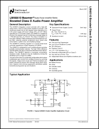 Click here to download LM48510SD Datasheet