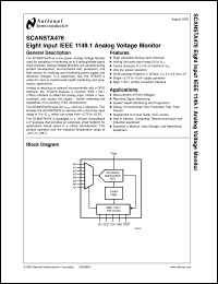 Click here to download SCANSTA476_0508 Datasheet