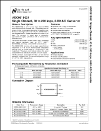 Click here to download ADC081S021CIMFX Datasheet
