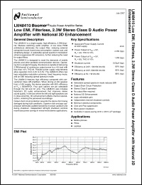Click here to download LM48410SQ Datasheet
