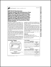 Click here to download MM54HC161 Datasheet