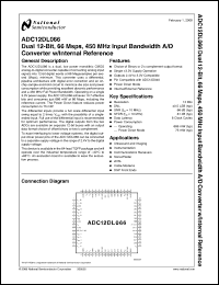 Click here to download ADC12DL066_08 Datasheet