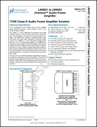 Click here to download LM4651_09 Datasheet