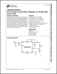 Click here to download LM3402MMX Datasheet
