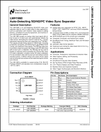 Click here to download LMH1980MM Datasheet