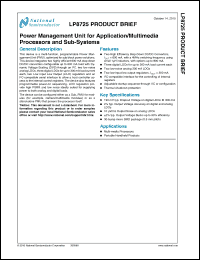 Click here to download LP8725TLE Datasheet