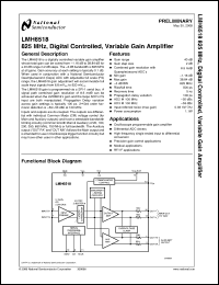 Click here to download LMH6518 Datasheet
