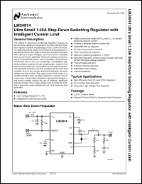 Click here to download LM34914SDX Datasheet