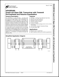 Click here to download DS42BR400_08 Datasheet