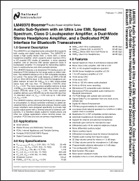 Click here to download LM49370 Datasheet