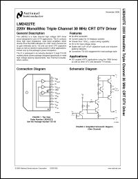 Click here to download LM2422TE Datasheet
