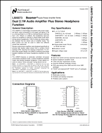 Click here to download LM4873_02 Datasheet