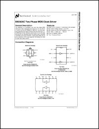 Click here to download DS0025CH Datasheet