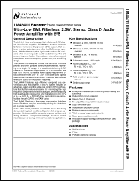 Click here to download LM48411TL Datasheet