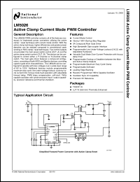 Click here to download LM5026_09 Datasheet