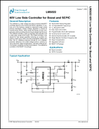 Click here to download LM5022 Datasheet