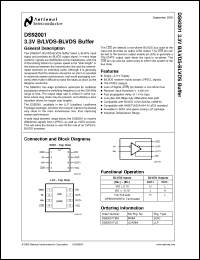 Click here to download DS92001TMA Datasheet