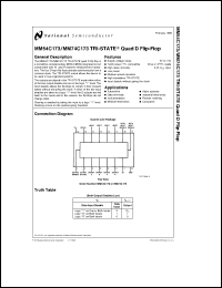 Click here to download MM54C173 Datasheet