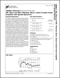 Click here to download LM48511 Datasheet