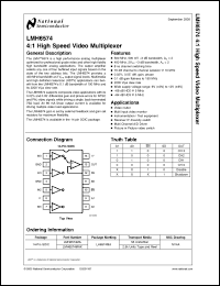 Click here to download LMH6574_05 Datasheet