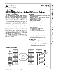 Click here to download LMH0046MH Datasheet