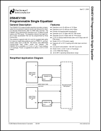 Click here to download DS64EV100SDX Datasheet