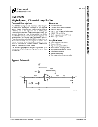 Click here to download LMH6559_06 Datasheet