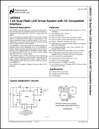 Click here to download LM3553SDX-HALF Datasheet