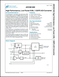 Click here to download ADC081000_09 Datasheet