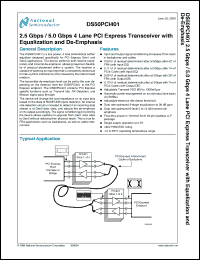 Click here to download DS50PCI401SQ Datasheet