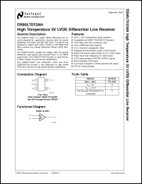 Click here to download DS90LT012AH Datasheet