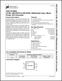 Click here to download ADC121S655CIMMX Datasheet