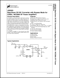 Click here to download LM3203TL Datasheet
